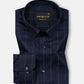 Santhe Navy Blue Stripe Cotton Shirt - John Ellies