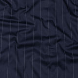Santhe Navy Blue Stripe Cotton Shirt - John Ellies