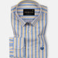 Melfi Multi Yellow Stripe Cotton Shirt - John Ellies