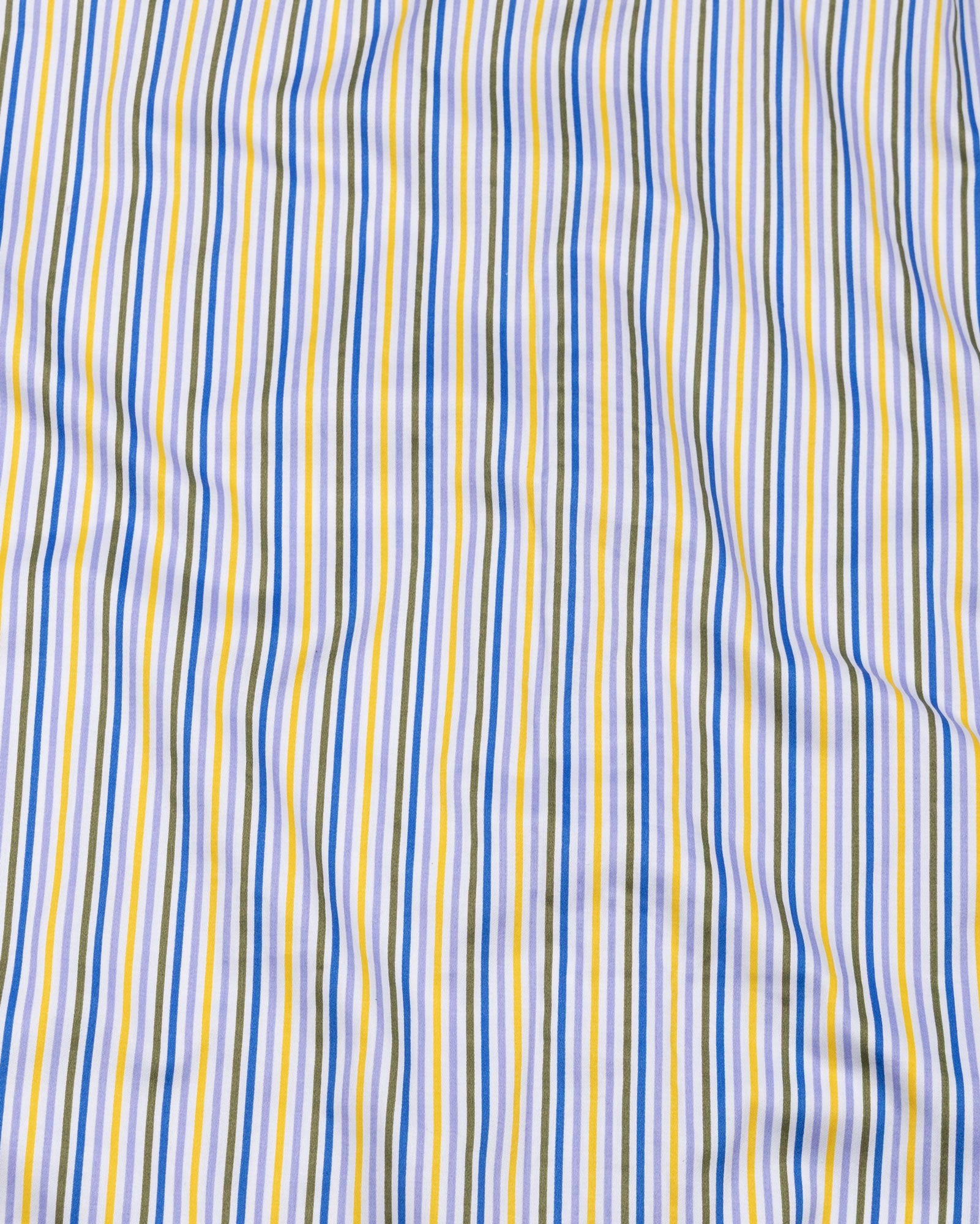 Melfi Multi Yellow Stripe Cotton Shirt - John Ellies