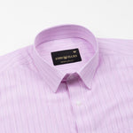 Tonner Lavender Stripe Cotton Shirt - John Ellies