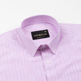 Tonner Lavender Stripe Cotton Shirt - John Ellies