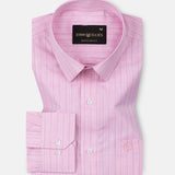 Tonner Pink Stripe Cotton Shirt - John Ellies