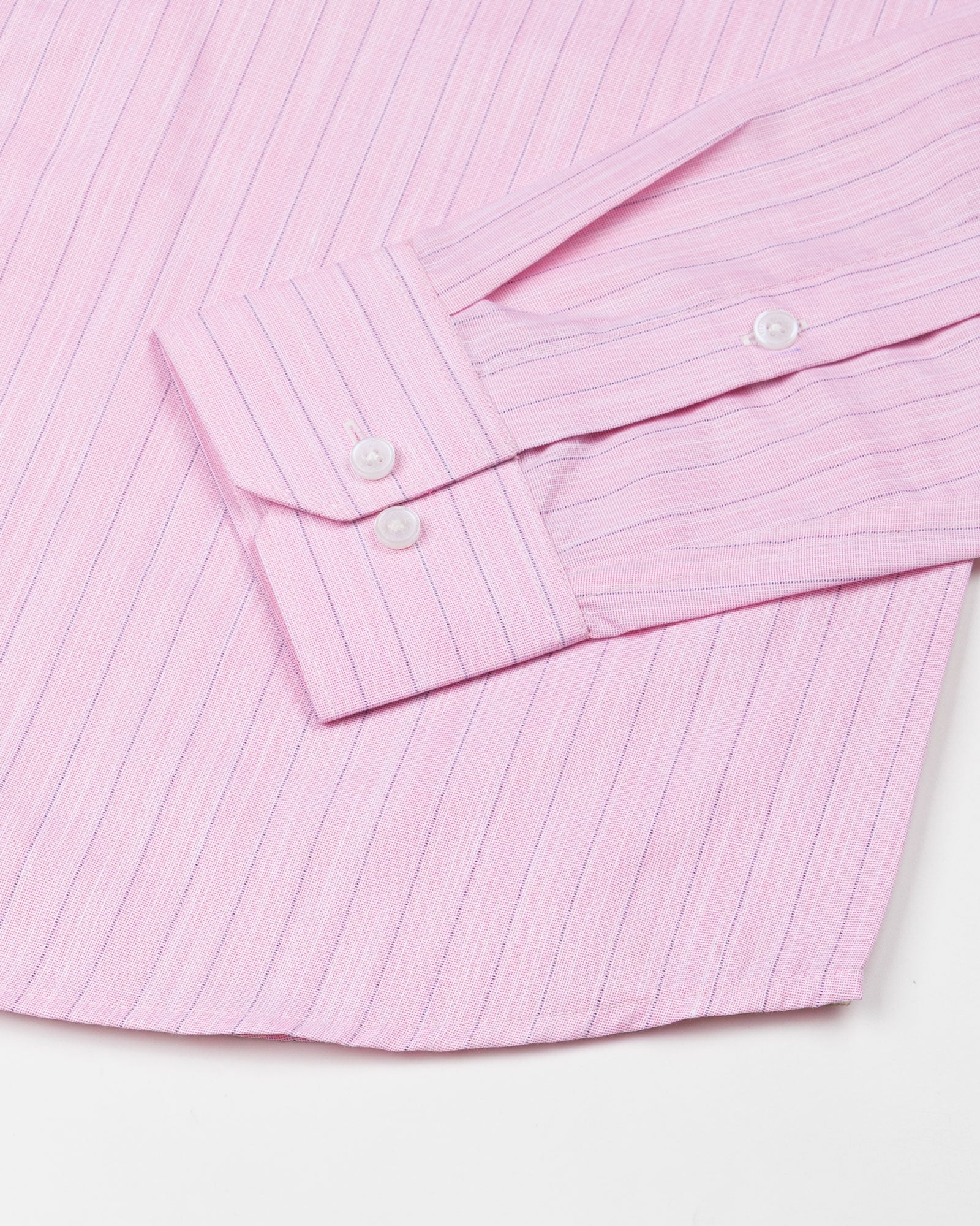 Tonner Pink Stripe Cotton Shirt - John Ellies