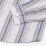 Bruce Beige Stripe Linen Shirt - John Ellies