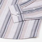 Bruce Beige Stripe Linen Shirt - John Ellies