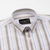 Bruce Brown Stripe Linen Shirt - John Ellies