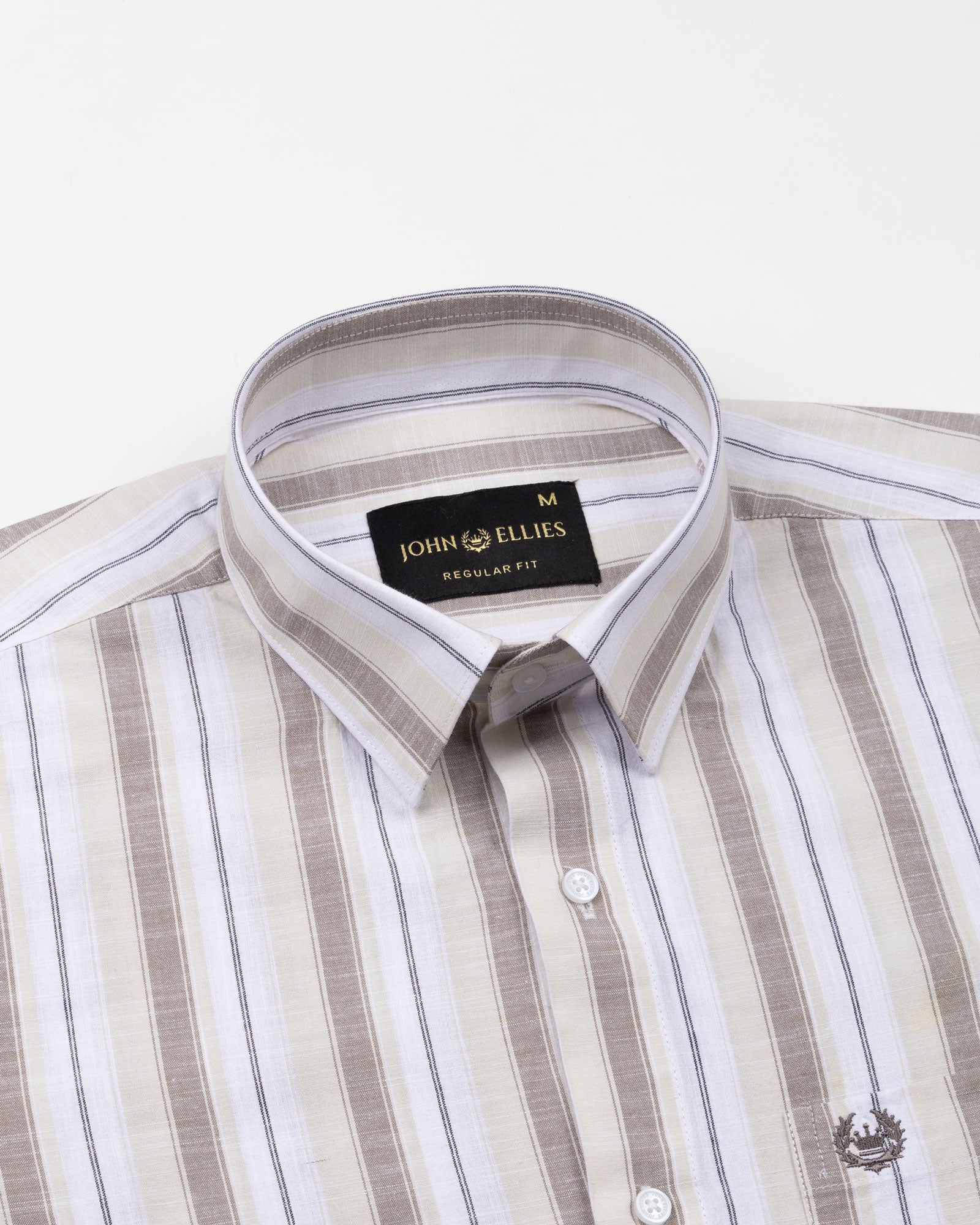 Bruce Brown Stripe Linen Shirt - John Ellies