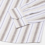 Bruce Brown Stripe Linen Shirt - John Ellies