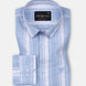 Bruce Sky Blue Stripe Linen Shirt - John Ellies