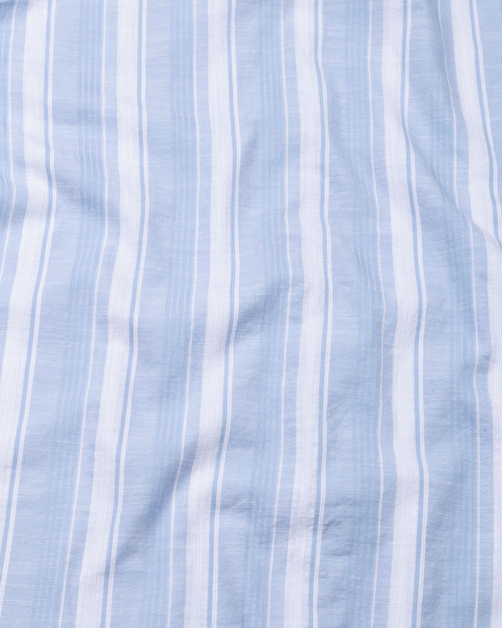 Bruce Sky Blue Stripe Linen Shirt - John Ellies
