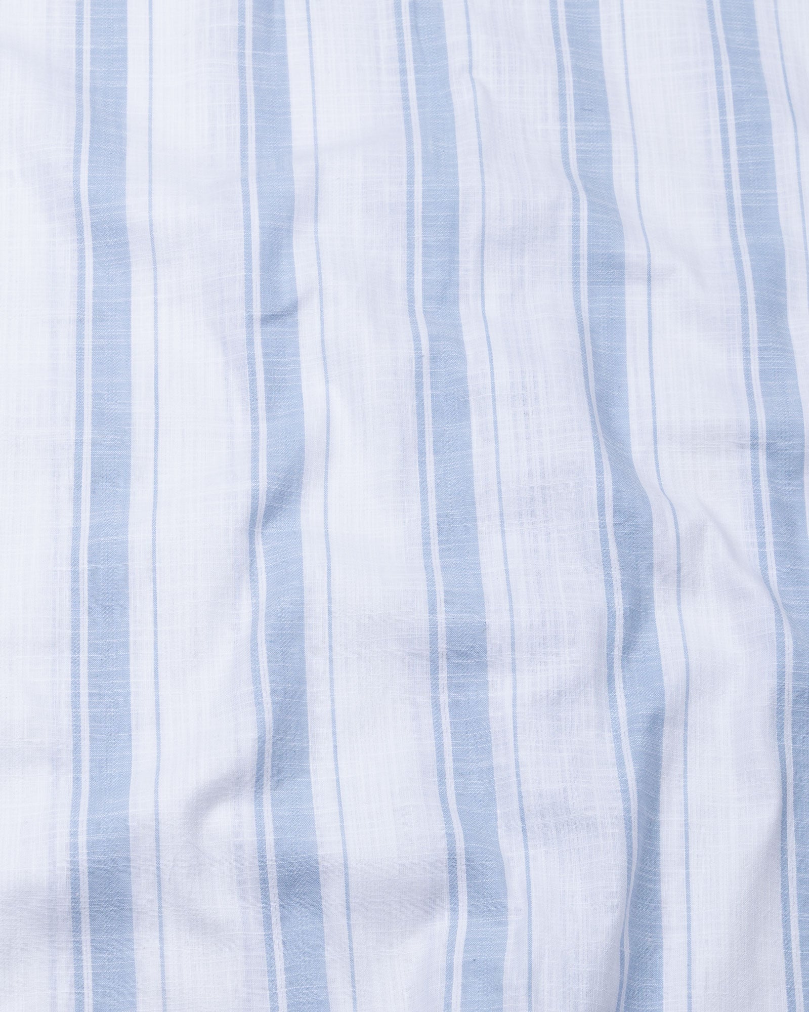 Bruce White Stripe Linen Shirt - John Ellies