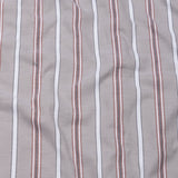 Hammel Beige Stripe Button Down Oxford Cotton Shirt - John Ellies