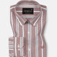 Hammel Red Stripe Button Down Oxford Cotton Shirt - John Ellies