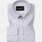 Palnoss Grey Stripe Button Down Oxford Cotton Shirt - John Ellies