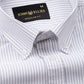 Palnoss Grey Stripe Button Down Oxford Cotton Shirt - John Ellies