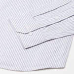 Palnoss Grey Stripe Button Down Oxford Cotton Shirt - John Ellies