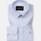 Palnoss Blue Stripe Button Down Oxford Cotton Shirt - John Ellies