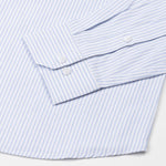 Palnoss Blue Stripe Button Down Oxford Cotton Shirt - John Ellies