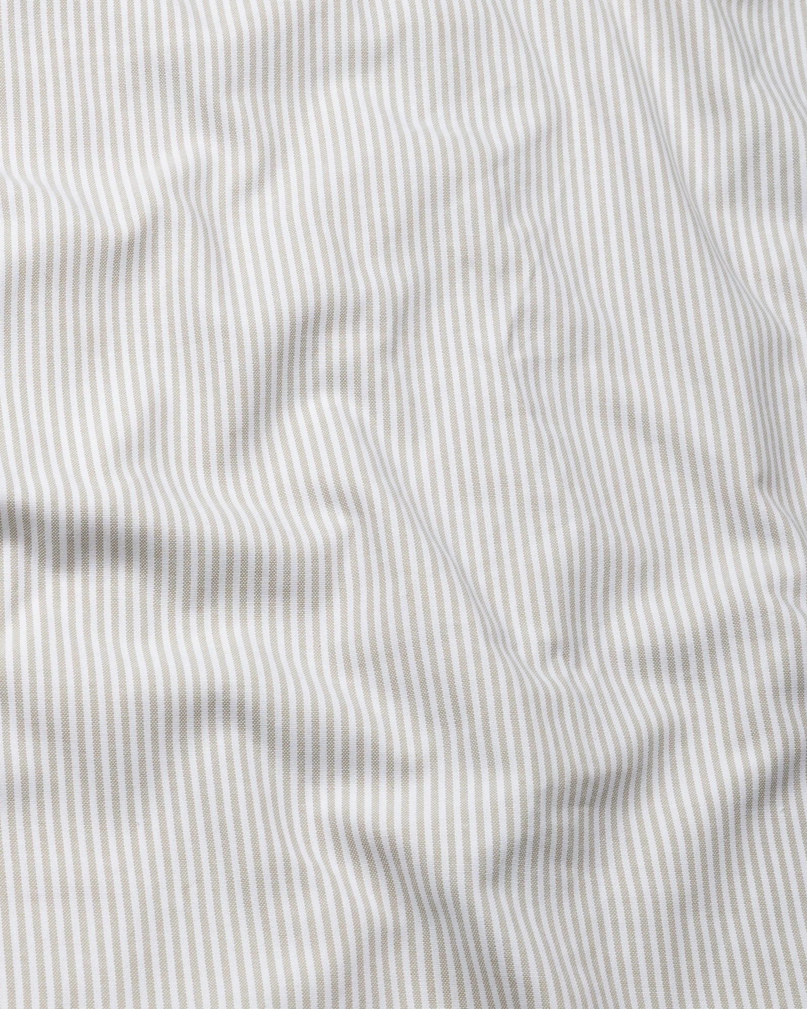 Palnoss Olive Stripe Button Down Oxford Cotton Shirt - John Ellies