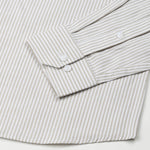 Palnoss Olive Stripe Button Down Oxford Cotton Shirt - John Ellies