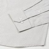 Palnoss Olive Stripe Button Down Oxford Cotton Shirt - John Ellies