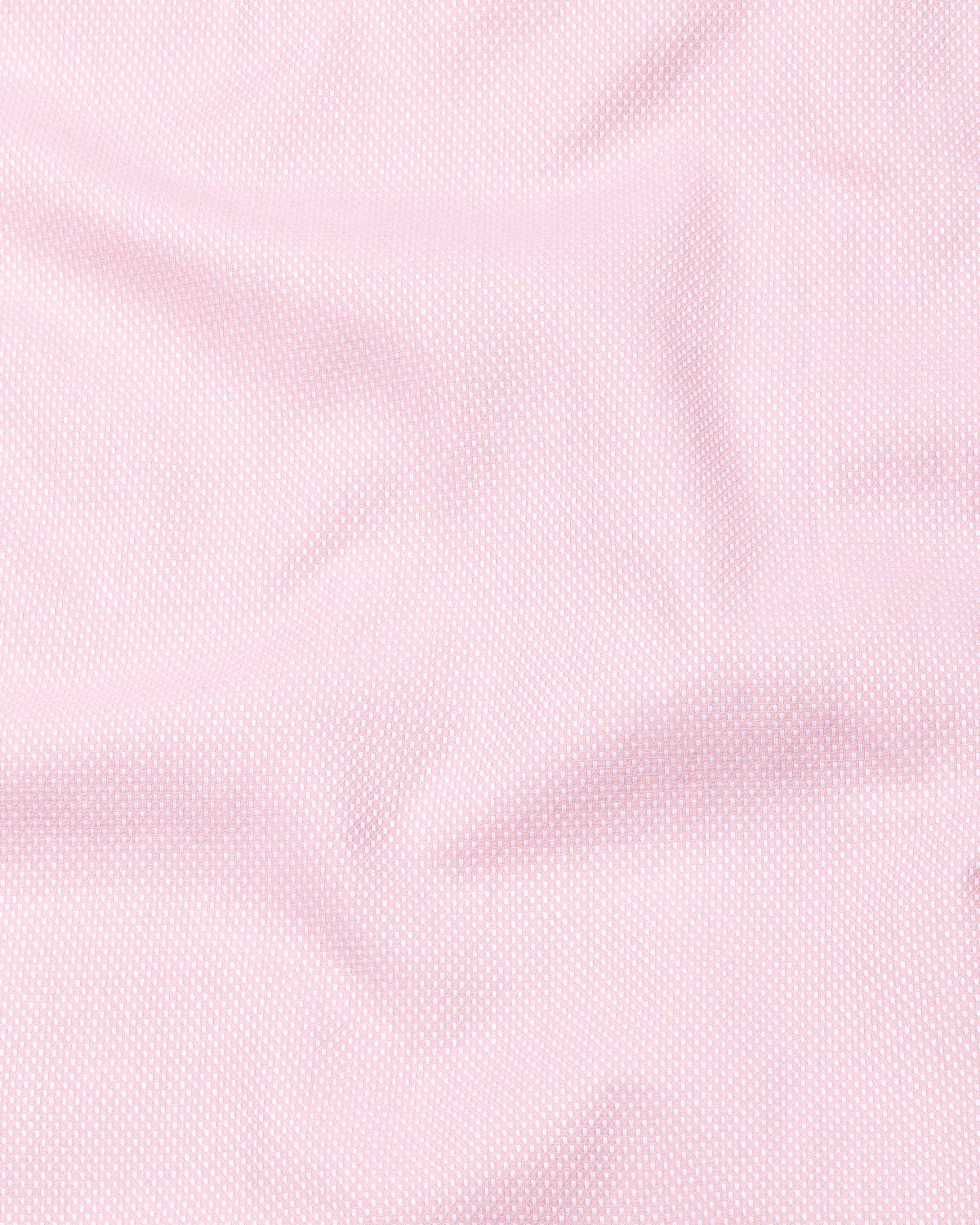 Fuanto Pink Textured Cutaway Cotton Shirt - John Ellies