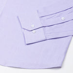 Fuanto Lavender Textured Cutaway Cotton Shirt - John Ellies
