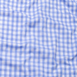 Garet Blue Check Half Sleeve Cotton Shirt - John Ellies