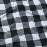 Plix Green Check Button Down Linen Shirt - John Ellies