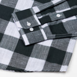 Plix Green Check Button Down Linen Shirt - John Ellies