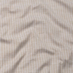 Haba Brown Stripes Button Down Linen Shirt - John Ellies