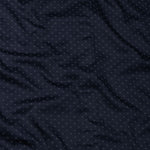 Leeds Navy Blue Cotton Micro Printed Shirt - John Ellies