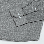 Leeds Grey Cotton Printed Shirt - John Ellies