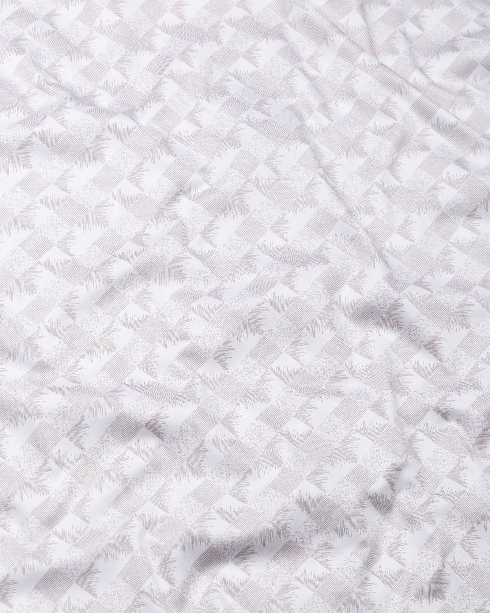 Gazan Beige Cotton Printed Shirt - John Ellies