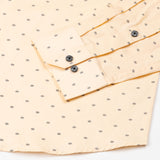 Leeds Orange Cotton Printed Shirt - John Ellies