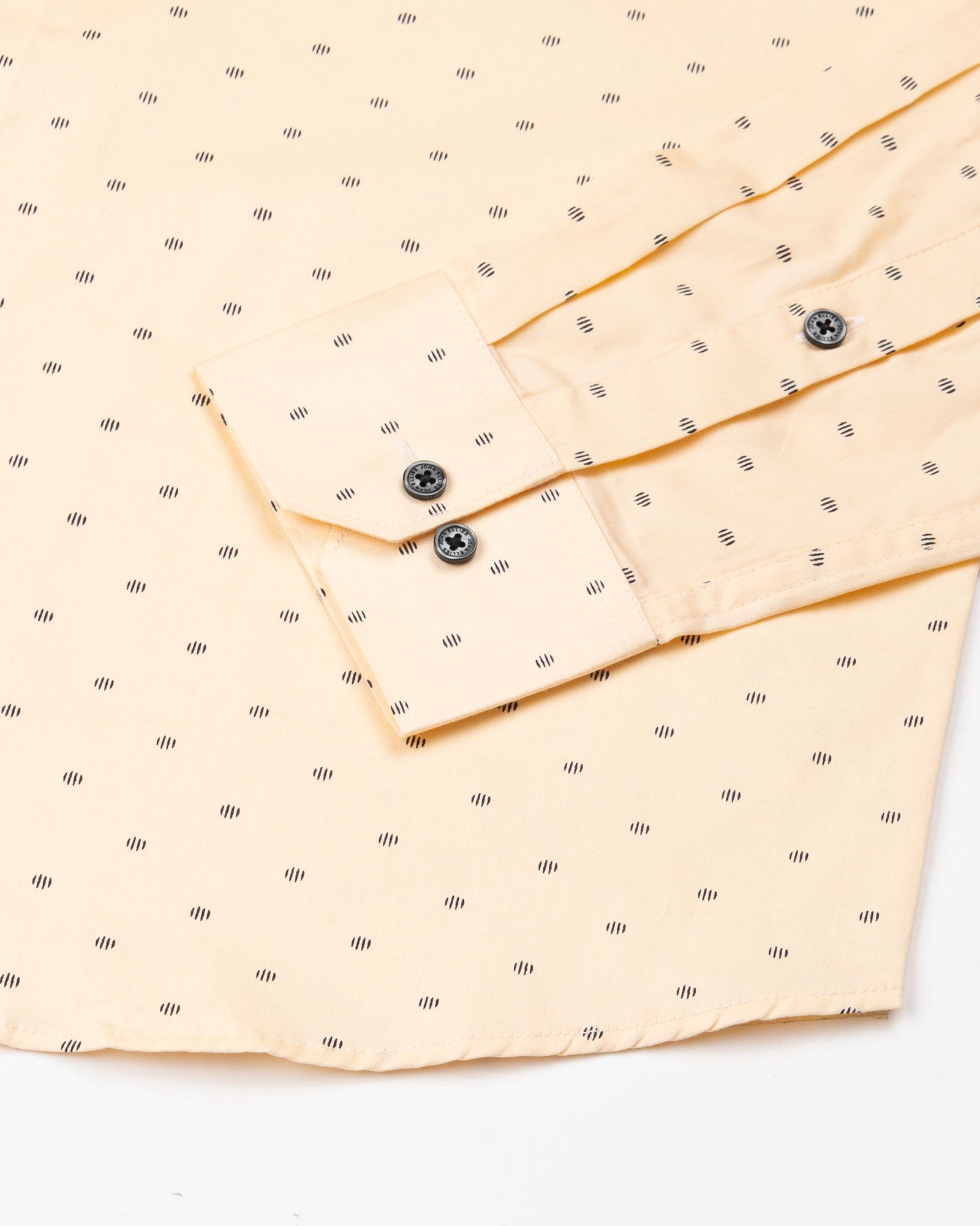 Leeds Orange Cotton Printed Shirt - John Ellies