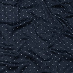 Leeds Navy Blue Cotton Geometric Printed Shirt - John Ellies