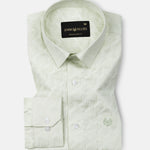 Leeds Lime Cotton Printed Shirt - John Ellies