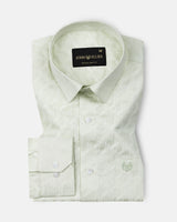 Leeds Lime Cotton Printed Shirt