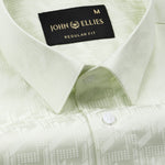 Leeds Lime Cotton Printed Shirt - John Ellies