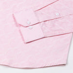 Leeds Pink Cotton Printed Shirt - John Ellies