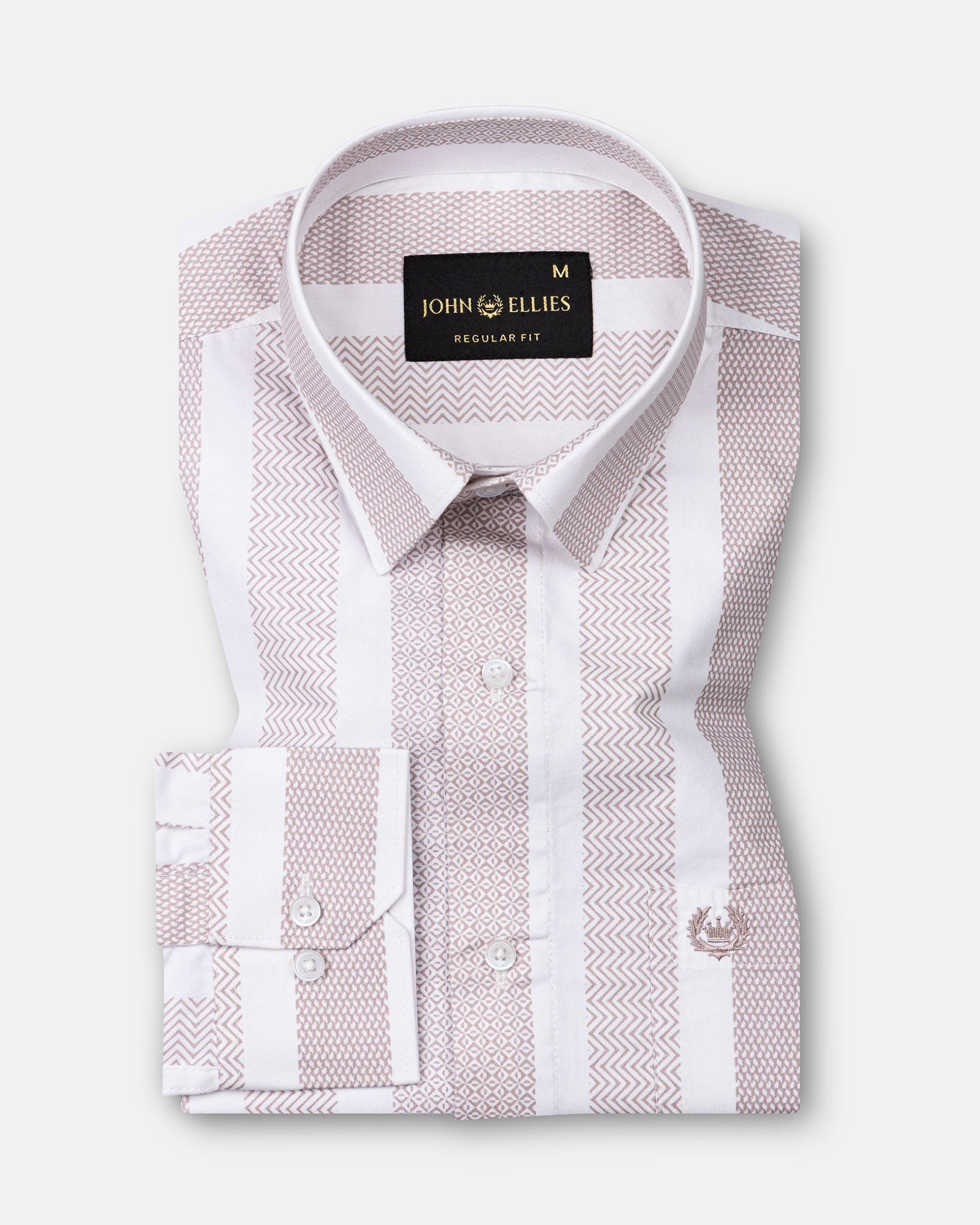 Zaretti Pink Stripe Cotton Shirt - John Ellies