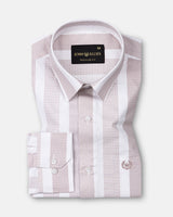 Zaretti Pink Stripe Cotton Shirt