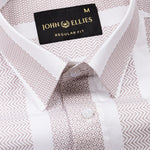 Zaretti Pink Stripe Cotton Shirt - John Ellies