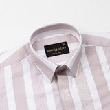 Zaretti Pink Stripe Cotton Shirt - John Ellies