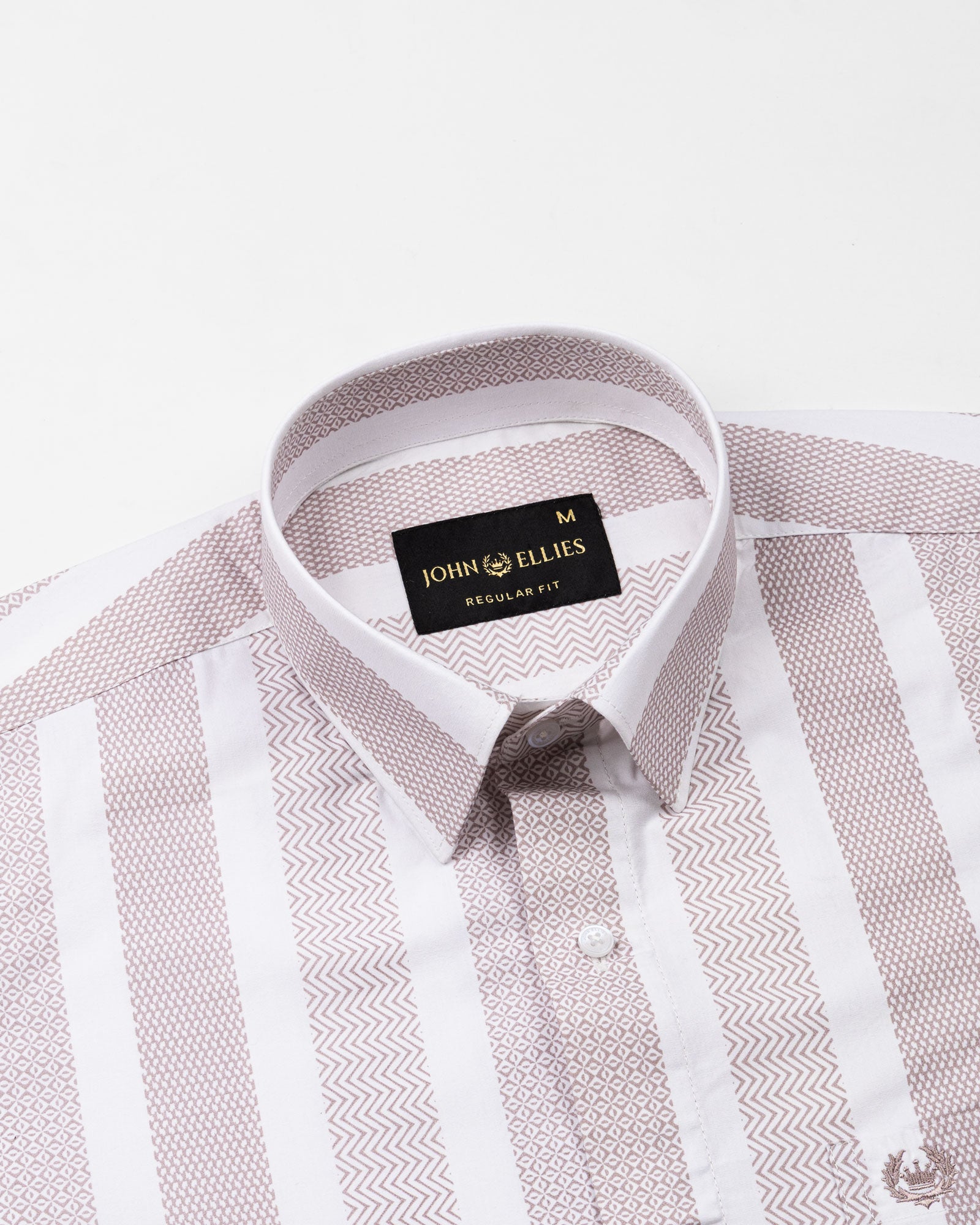 Zaretti Pink Stripe Cotton Shirt - John Ellies