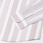 Zaretti Pink Stripe Cotton Shirt - John Ellies