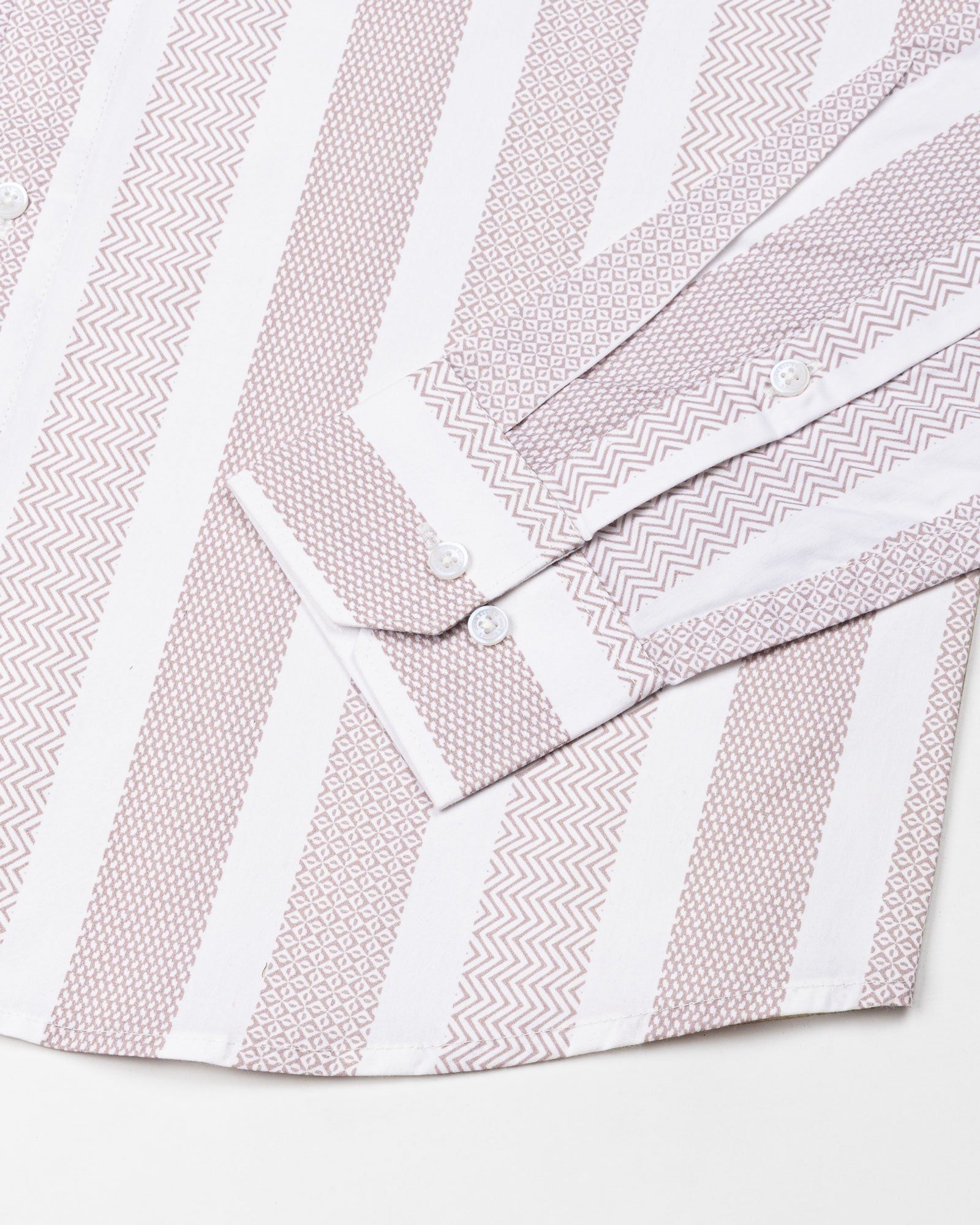 Zaretti Pink Stripe Cotton Shirt - John Ellies