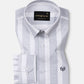 Zaretti Grey Stripe Cotton Shirt - John Ellies